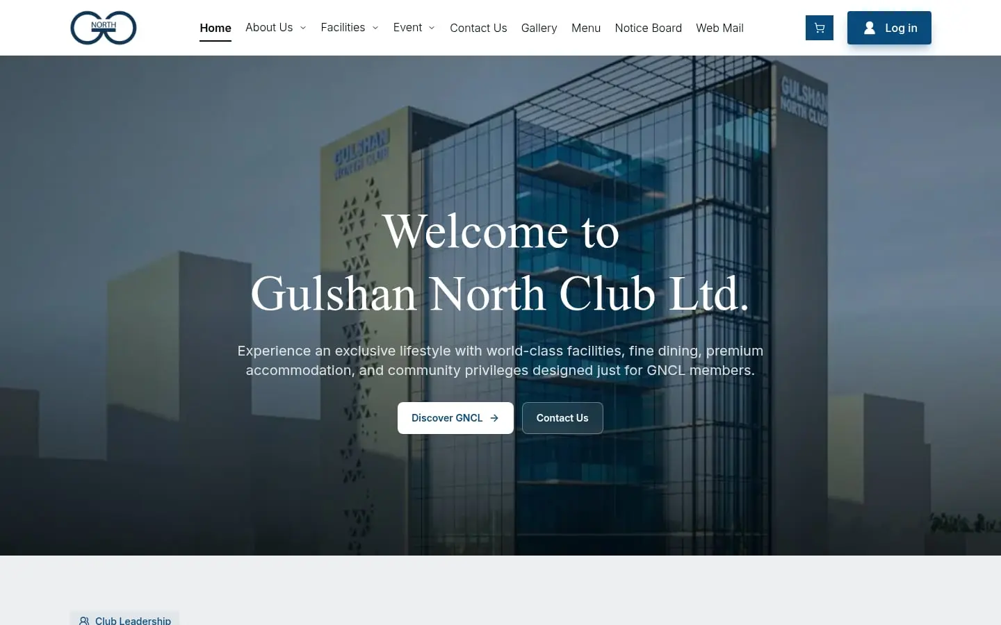 Home page of Gulshan North Club